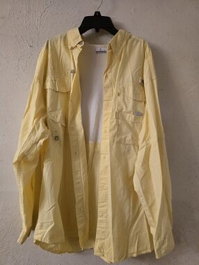 Columbia Light Yellow Men’s Shirt Jacket